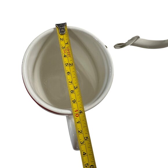 2 Pottery Barn Forest Gnome Stoneware 20 oz Holiday Christmas Festive Mugs - Picture 7 of 8